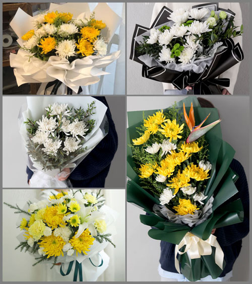 湖北襄阳市襄州区双沟镇杨刘村白事花束代送